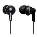 Panasonic RP-HJE125E-K Ergo Fit  Earphones Headphones For iPhone iPod MP3 Black