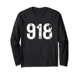 918 Area Code Tulsa Oklahoma Mobile Telephone Area Code 918 Long Sleeve T-Shirt