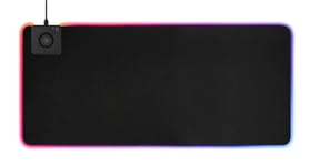 DELTACO GAMING DMP320 RGB mousepad, fast wireless charging,900x400x4mm