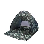 Portable Beach Tent Instant Pop Up Tent Fit 2-3 Man, Automatic Sun Shelter Tents Anti UV Compact Tent for Beach Garden Camping Fishing Picnic Camouflage