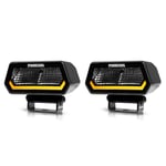 Arbetsbelysning Purelux Panther Alpha 20 - 10 cm / 20W / Bred, 2 st