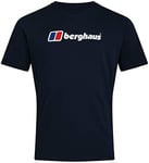 Berghaus Men's Organic Big Classic Logo T-Shirt, Dusk, S
