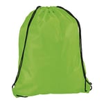 BigBuy Outdoor Drawstring Backpack 144394 S1405183, Adult Unisex, Fluorescent Green, Single