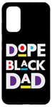 Coque pour Galaxy S20 Dope Black Dad Funny Pères Day Cool Fun Dad Men Dada Daddy