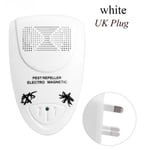 Ultrasonic Pest Reject Anti Mosquito Electronic Mice Repeller White Uk Plug