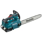 Motorsag Makita DUC406PT2B; 2x18 V; 2x5,0 Ah batteri.; 40 cm sverd