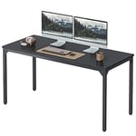 CubiCubi Bureau Informatique Ordinateur - 120 * 60 * 73 cm Petite Table Simple Moderne, Economiser Espace, Style Industriel, Bureaux Etudier Ecriture pour Bureau, Domicile, Chambre, Salon, Noir