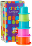 PETERKIN | Play & Learn – STACKY – multicoloured stacking cups | Stack, scoop and pour! | Pre-school Toys | Sand & Water Toys | Ages 12m+