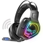 Spirit Of Gamer, Casque Gaming Sans Fil avec Micro RGB, Compatible PS5, PS4, Switch &amp; PC, Technologie Wireless 2.4 GHz, Son 7.1