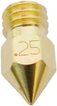 E3D MK8 Munstycke i Mässing - 0,25 mm