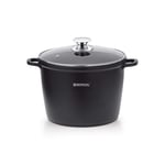 Herzog HR-SP28M: 28 cm gjuten stenbelagd djup kruka
