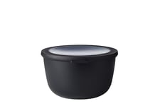 Mepal - Bol multi-usage Cirqula - Nordic black - capacité 2000 ml - couvercle amovible - incassable - étanche – stockage au congélateur, stockage à froid – passe au lave-vaisselle