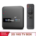 Boom-Boîtier Smart TV H20PRO,WiFi 6,Android 10,6K,4K,lecteur multimédia 3D,décodeur 2.4 P très rapide,WiFi 1080G et 5G - Type 2GB 16GB #D