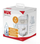 NUK First Choice+ Baby Bottle 0-6 Months With Temperature Control 150ml 4 Pack