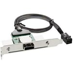 InLine 27656b Slot SAS HD avec Câble (PCI, Externe SFF-8088 vers Interne SFF 8643, 0,5 m