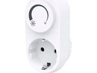 Lampka Wtykowa Do Gniazdka Rev Rev Adapteris Plug With Integr. Led-Dimmer,Baltas Emd201 20270112
