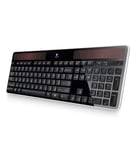 Logitech Wireless Solar Keyboard K750 tastatur RF kabel-fri QWERTY Engelsk Sort
