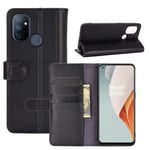 Äkta Läderfodral  OnePlus Nord N100 Svart