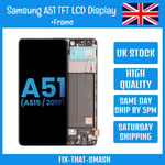 Samsung Galaxy A51 SM-A515 Incell TFT LCD Screen Display Touch Digitizer +Frame