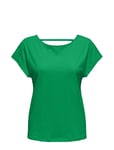 ONLY Onlmay Life S/S Open Back Top Box Jrs Grön