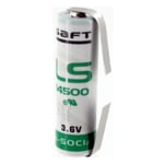 Saft LS14500 | AA batteri med U lödfanor