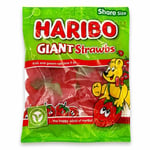 Haribo Giant Strawbs Bag 1x175g - NEW UK