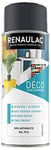 Renaulac Peinture Aérosol Déco multi-supports - Gris (Gris Anthracite) - 400 ml (Ref: C-REAERDECB-0004-0L4) - Brillant