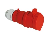 Bals Cee Förlängningskabelh6 400V Ac 16A 4-Polig, Rödmultigrip Kabelavlastning, Quick Connect® Ip44polyamid,