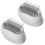 Spares2go Shaver Cutter Head for Braun Silk-Epil 5 7 series Epilator (Pack of 2)