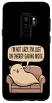 Coque pour Galaxy S9+ Funny Animal I'm Not Lazy I'Am Just On Energy Saving Mode