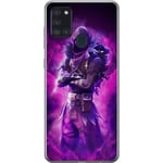 Samsung Galaxy A21s Genomskinligt Skal Fortnite Raven