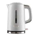 Honeycomb Kettle 1.7 Litre 3KW Cordless Fast Boil Textured White