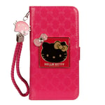 YUJINQ for Samsung Galaxy A50 / A30s / A50s Hello Kitty Wallet Case,Bling Mirror Bowknot PU Leather Purse Card Slot Pouch Flip Cover Kickstand Case for Girl Woman Lady (for Samsung A50,Hot pink)