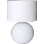 Lampe de table en verre blanc ø38X58 cm -1XE27-MAX.60W. (non INCLUS)pour tous les styles pour ajouter une touche à la maison