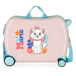 Disney Aristocatos Children's Suitcase Pink 50x39x20cm Rigid ABS Combination Lock Side 34L 1.8 kg 4 Wheels