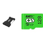 Emtec - Pack Gaming : Disque SSD Externe X210G 2 to + Carte Mémoire microSD 128GB - Pack De 2