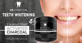 Activated Charcoal Natural Teeth Whitening Powder|100% Organic Ingredients Vegan