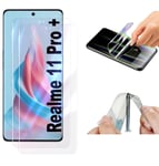 2x Full Coverage Clear Hydrogel  Screen Protector Cover for Realme 11 Pro+