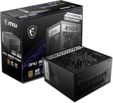 MSI A850G PCIE 5 Gaming Power Supply - Full Modular - 80 Plus Gold Certified 85