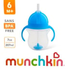 NEW Blue Munchkin “Tip and Sip” Weighted Straw Cup 207ml Toddler/trainer/bottle