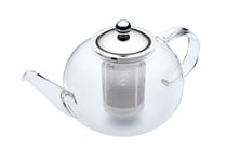 KitchenCraft Le'Xpress 8 Cup Glass Teapot with Infuser, 1.4 Litre