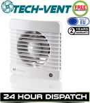 Silent a Extractor Fan , Low Energy - Bathroom, Wet Room & Shower + Humidity 4"