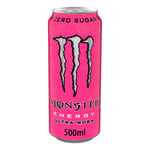 Monster ultra rosa zero sugar energidryck 50 cl burk