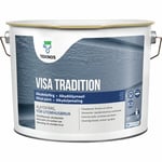 Målarfärg Teknos Visa Tradition Vit Utomhus 10L