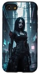 Coque pour iPhone SE (2020) / 7 / 8 Cyberpunk Gothic Aesthetic Futuriste Graphique Motif Imprimé