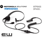 Motorola RMN5058A Headset med PTT og VOX (DP3400, DP4X00, MTP850S)