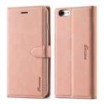 LOLFZ Wallet Case for iPhone 7 Plus, for iPhone 8 Plus Case Premium Leather Case Card Holder Kickstand Magnetic Closure Flip Case Cover for iPhone 7 Plus 8 Plus - Rose Gold