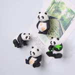 Decorative Refrigerator Magnets, Perfect Fridge Magnets for House Office Personal Use (4Pcs Pandas 3)