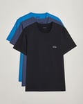 BOSS BLACK 3-Pack Crew Neck T-Shirt Navy/Blue/Black
