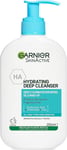 Garnier Gentle Hydrating Deep Face Cleanser With Hydrating Hyaluronic Acid Prote